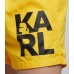 KARL LAGERFELD Yellow Plaukimo šortai